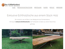 Tablet Screenshot of holzbau-dienelt.de